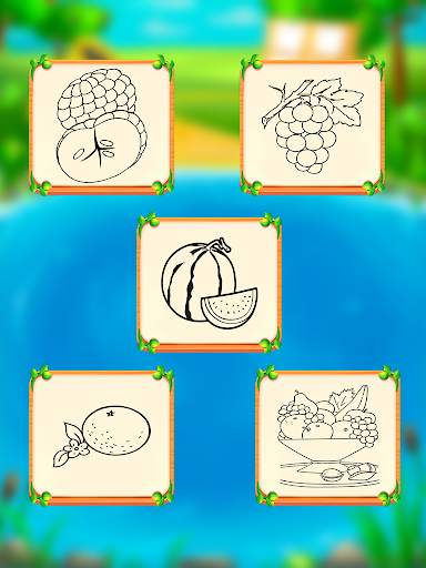 Fruit coloring Book Game : Painting & Drawing screenshot 4