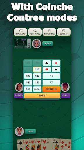 Belote Offline - Single Player screenshot 2