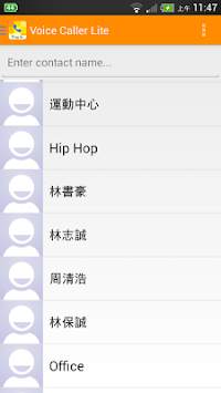 Voice Caller Lite screenshot 3