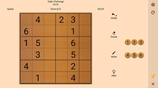 Sudoku screenshot 3