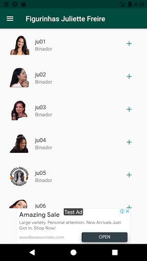 Figurinhas Juliette para Whatsapp screenshot 1