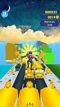 Superheroes Subway Train Surf Rush:Dash Runner screenshot 2
