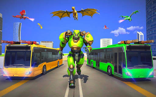 Multi Dragon Robot Bus Transformation Game 2021 screenshot 3