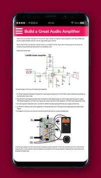 Amplifier Circuit Diagram 2 تصوير الشاشة