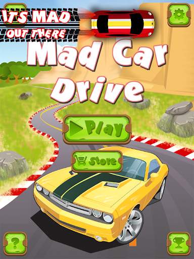 Mad Car Drive 2D: Crazy Driver screenshot 15