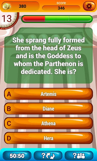 Greek Mythology Quiz Game screenshot 7