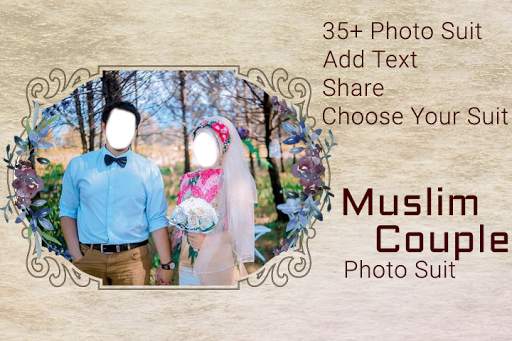 Muslim Couple Photo Suit screenshot 1