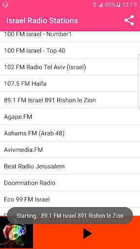 Israel Radio Stations screenshot 1