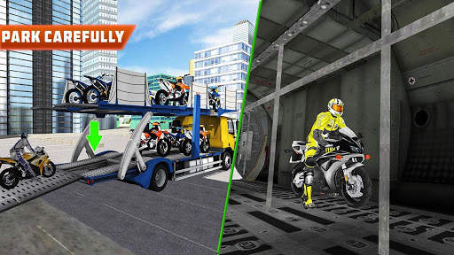 Airplane Pilot Bike Transporter Flight screenshot 7