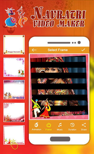Navratri Video Maker:Navratri Garba Video Maker screenshot 1