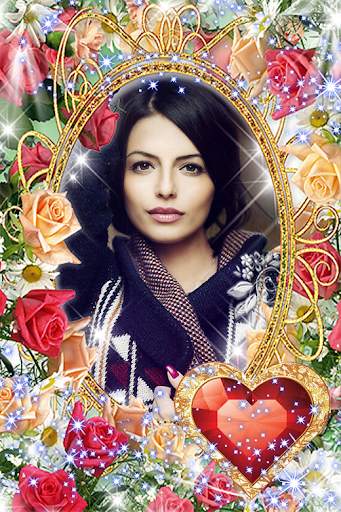 Lovely Flower Photo Frames 1 تصوير الشاشة