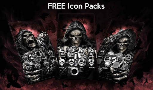 Death Skull Gun Theme screenshot 4