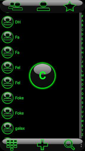 THEME GLOW GREEN EXDIALER screenshot 3