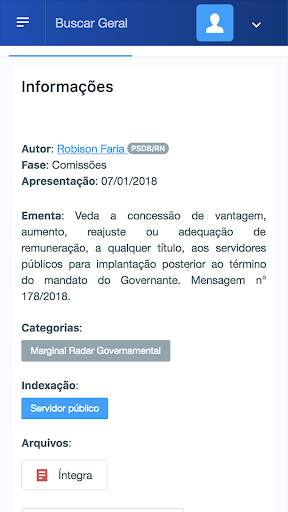Radar Governamental screenshot 2