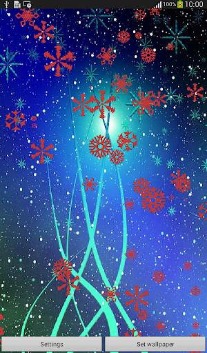 Snow Flakes Live Wallpaper screenshot 3