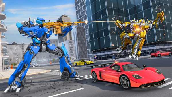 Robot Helicopter Car Transform screenshot 6