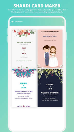 Wedding Invitation Card Maker  - Shaadi Card 2020 скриншот 2