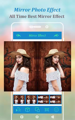 Magic Mirror Photo Effect Collage Maker editor screenshot 1