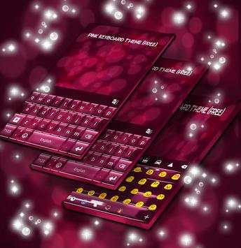 Pink Keyboard Theme (Free) screenshot 2
