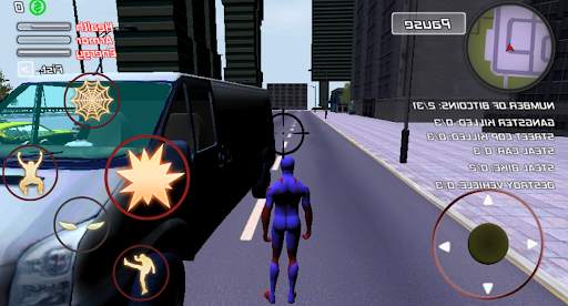 Angry Rope Hero Iron Gangstar City Street Vice screenshot 1