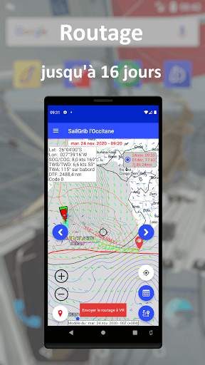 SailGrib pour Virtual Regatta screenshot 4