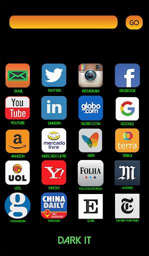 Dark it Browser screenshot 1
