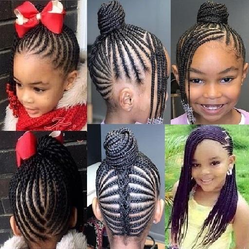 African Kidz Braid Styles. icon