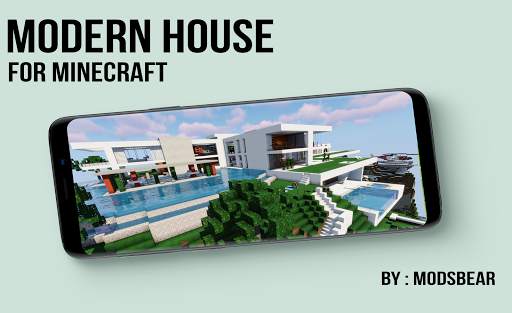 MCPE Mods - Modern House For Minecraft PE screenshot 2
