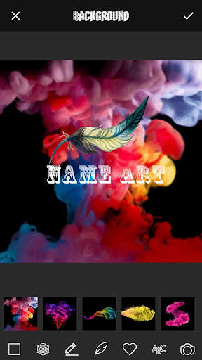 3D Smoke Effect Name Art Maker скриншот 1