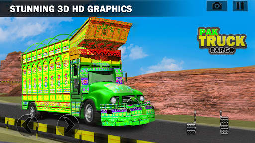 Pak Truck Cargo Game 2021 : New Truck Driving Game screenshot 1