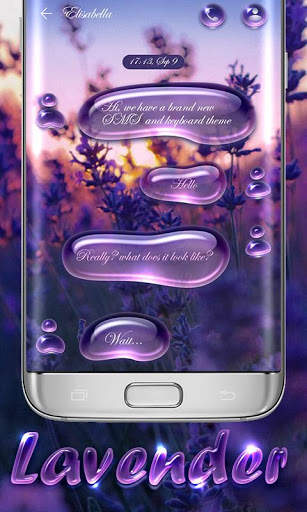 GO SMS LAVENDER THEME screenshot 1