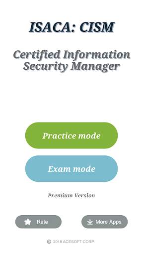CISM Certification Exam screenshot 1
