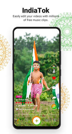 IndiaTok - Indian Social Network App Tik Tik screenshot 1