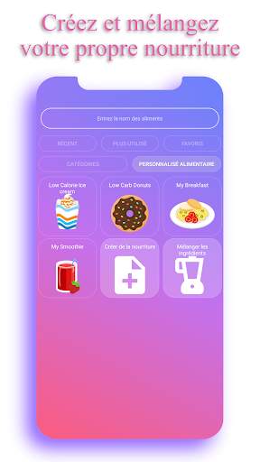 Compteur de Calories - EasyFit screenshot 3