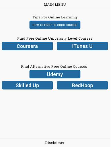 Free Online University Courses screenshot 1