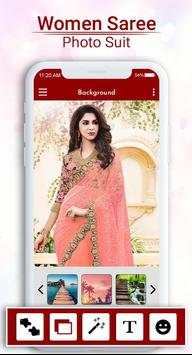 Women Saree Photo Suit 2 تصوير الشاشة