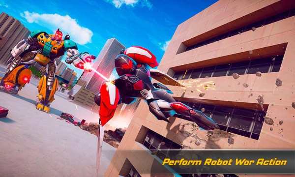 Flying Elephant Robot Car Game - Car Robot War screenshot 5