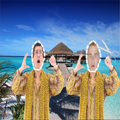 Background Pen Pineapple Apple icon