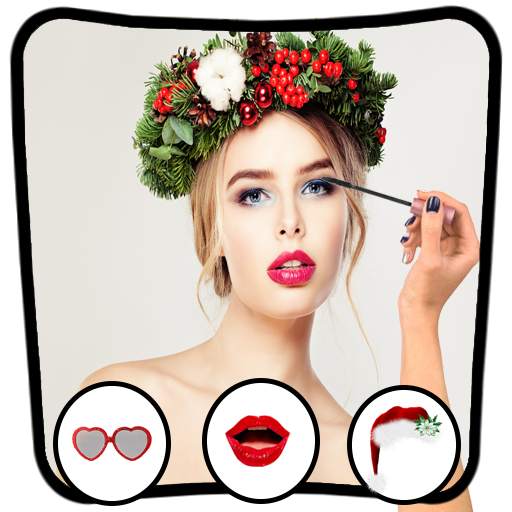 Chrsitmas Makeup Photo Editor:Christmas Stickers 1