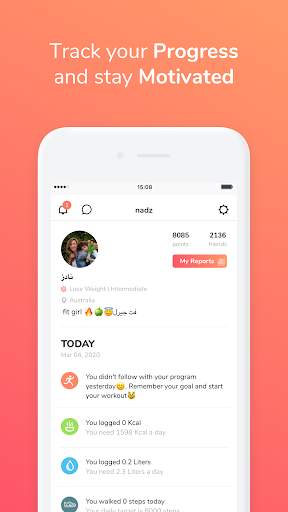 GymNadz - Women's Fitness App screenshot 5