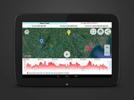 Tachimetro GPS Pro screenshot 1