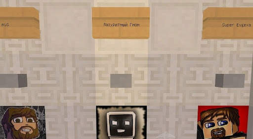 Guess the YouTuber's cards in Minecraft screenshot 4