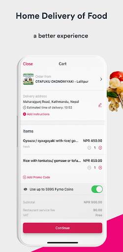 Fymo - Delivery & Social Media screenshot 1
