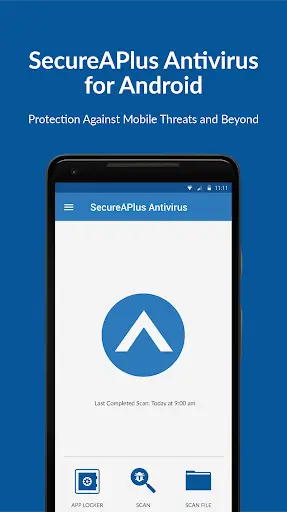 SecureAPlus Antivirus for Android Free स्क्रीनशॉट 1