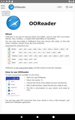 OOReader 5 تصوير الشاشة
