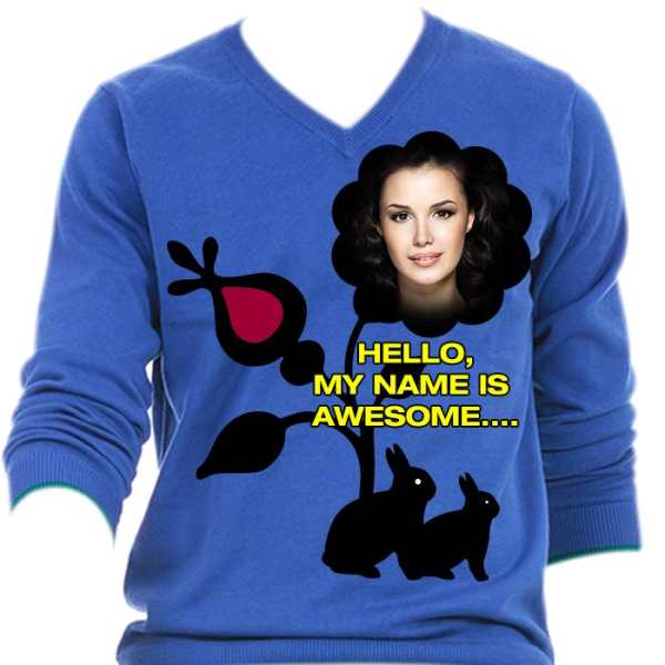 Photo With Text On Tshirt 5 تصوير الشاشة