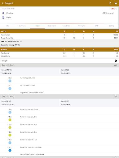 Emirates Cricket Board screenshot 8