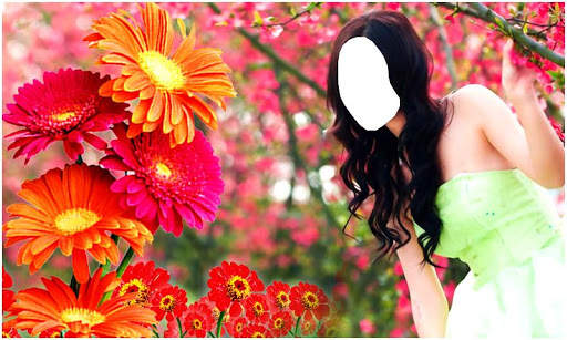 Women With Flowers Photo Suit screenshot 3