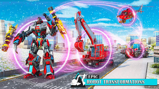 Heavy Excavator Robot Game screenshot 3