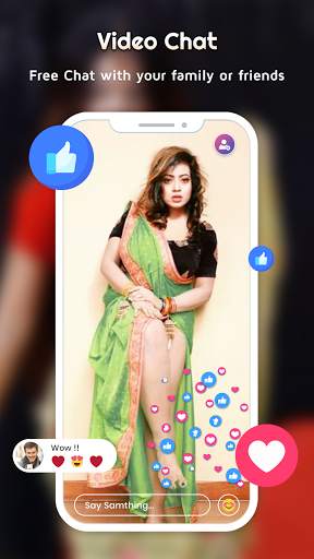Girls Video Call : Desi Girl Video Call-Prank screenshot 2